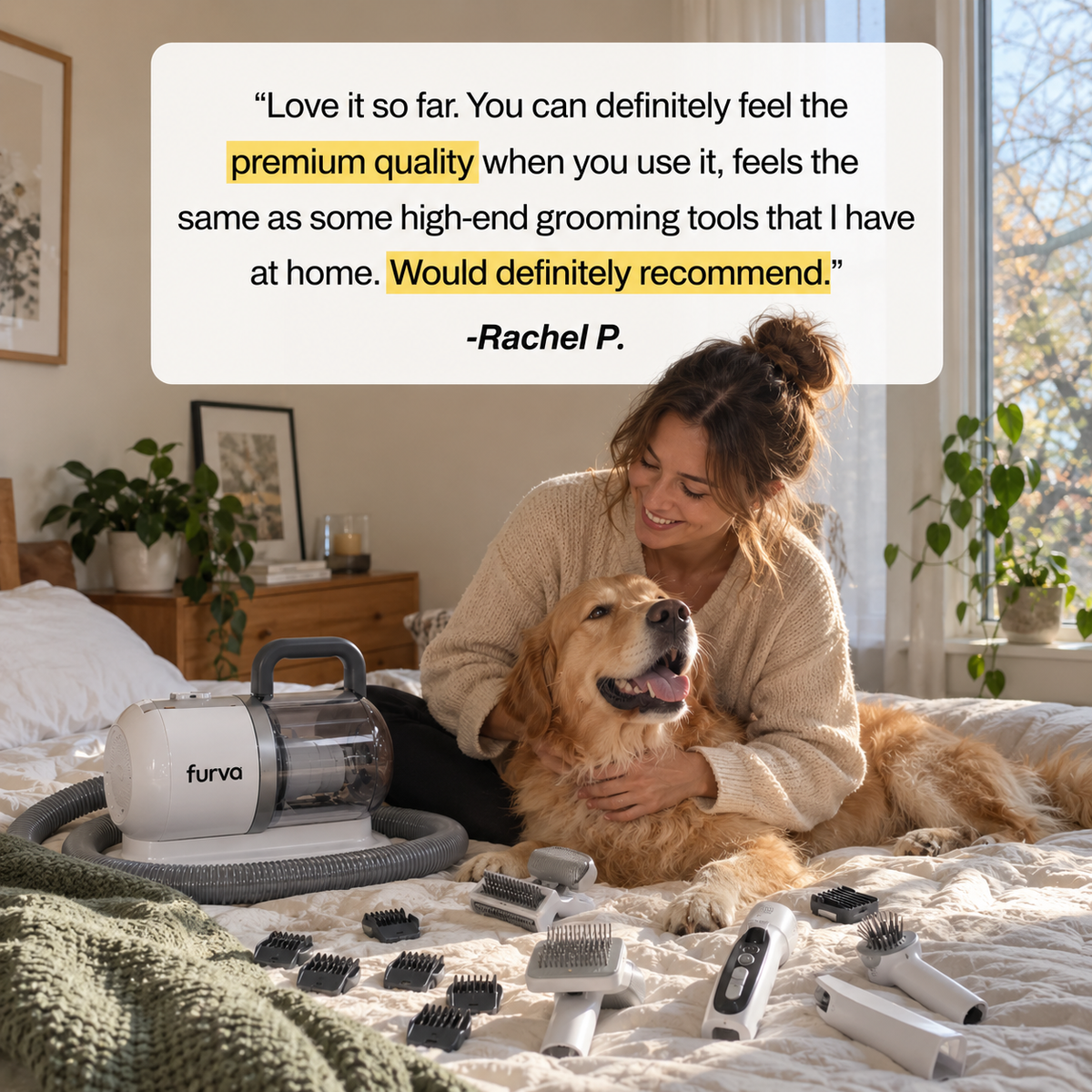 FURVA Groom™ 7-in-1 Pet Grooming Vacuum